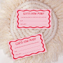 Search for retro wedding enclosure cards Wavy