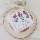 Search for chinoiserie napkins Blue and white