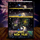 Search for funny cartoon new years cards Cute
