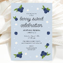 Search for blueberry birthday invitations Fruit