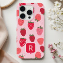 Search for red strawberry fruit iphone cases Girly