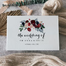 Search for burgundy guest books Red roses