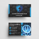 Search for electrician business cards Construction
