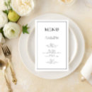Search for formal dinner menus Reception