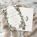 Search for pine cone wedding invitations Botanical
