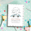 Search for cars 1st birthday invitations Baby boy