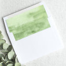 Search for green envelope liners Watercolor