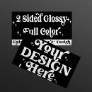 Search for two color business cards Double sided