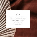 Search for new home invitations Black and white