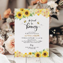 Search for sunflower bridal shower invitations Honeycomb