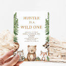 Search for bear 1st birthday invitations Simple