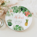 Search for hibiscus paper plates Tropical birthday
