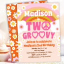 Search for two groovy birthday invitations Rainbow