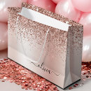 Search for rose gold gift bags Glitter