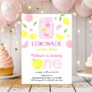 Search for lemonade invitations Pink lemonade party