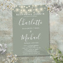Search for string lights rehearsal dinner invitations Elegant