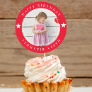 Search for happy birthday labels Red