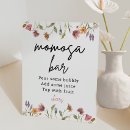 Search for baby shower mimosa bar signs Floral