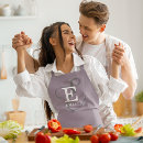 Search for unique aprons Script typography