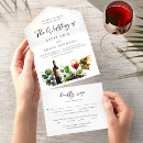 Search for wine colored wedding invitations Watercolor