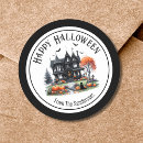 Search for white pumpkin stickers Haunted house