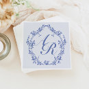 Search for chinoiserie napkins Dusty blue