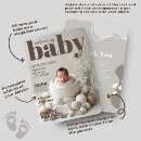 Search for boho birth announcement cards Simple