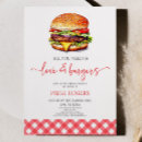 Search for bbq bridal shower invitations Love and burgers