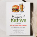 Search for beer and bbq party invitations Burgers and brews