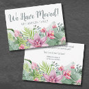 Search for change of address note cards We have moved