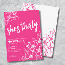 Search for hot pink birthday invitations For her