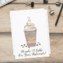 Search for a latte thank you cards Real estate