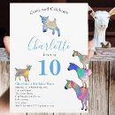 Search for goat birthday invitations Modern