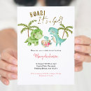 Search for dinosaur party baby pregnancy invitations Roar