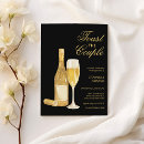 Search for black and gold engagement party invitations Bubbly