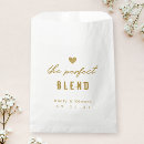 Search for coffee wedding favor bags Modern
