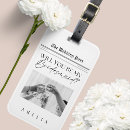 Search for bridesmaid luggage tags Minimalist