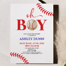 Search for baseball baby invitations Red white blue