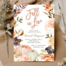 Search for fall in love shower invitations Rustic