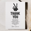 Search for halloween party thank you cards Black and white