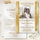 Search for border wedding invitations Gold