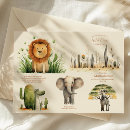 Search for safari 1st birthday invitations Botanical tropical garden leaves