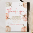 Search for pumpkin baby shower thank you cards Is on the way