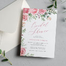 Search for dusty rose bridal shower invitations Flowers