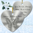 Search for butterfly ornaments Silver