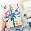 Search for housewarming wrapping paper Houses