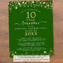 Search for green class reunion invitations Modern