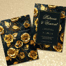 Search for black and rose gold wedding invitations Glamorous
