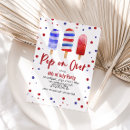 Search for red and white invitations Summer