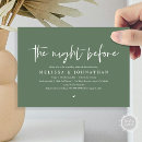 Search for grooms rehearsal dinner invitations The night before